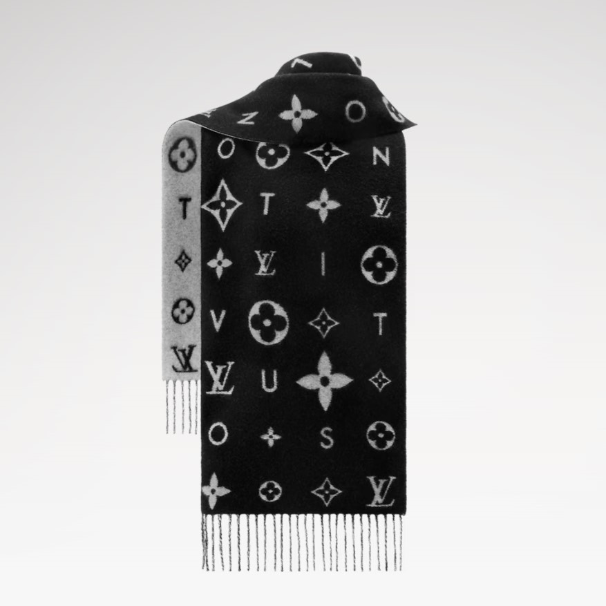 L0vis Vvtt0n Reykjavik 2.0 Scarf Black For Women 94.5in/240cm M97143
