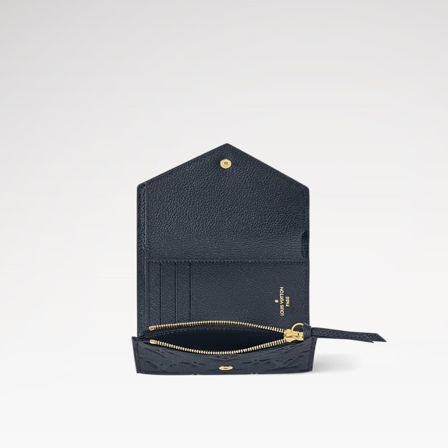 L0vis Vvtt0n Victorine Wallet Navy For Women 4.7in/12cm M83590