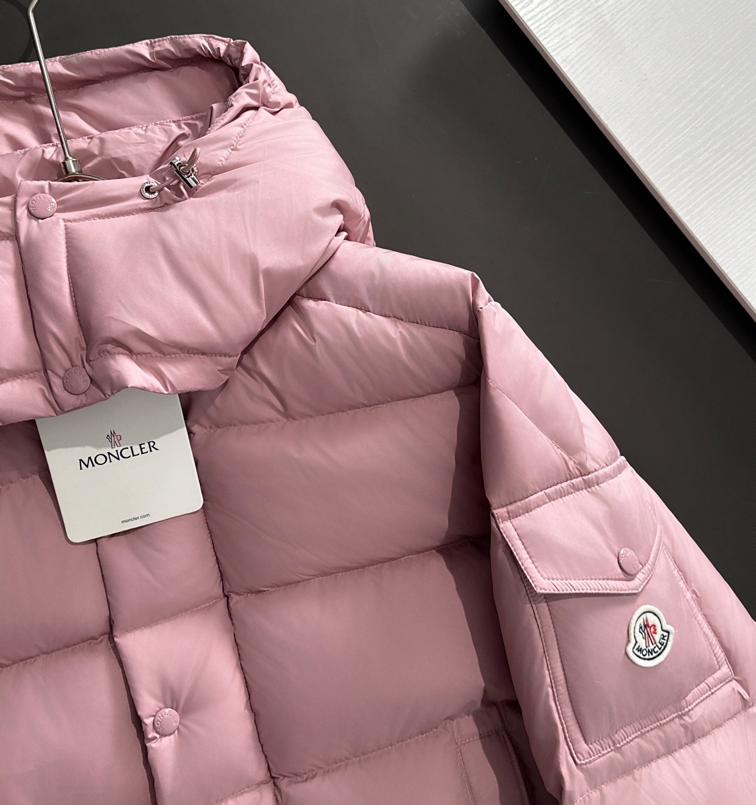 Moncler Maya 70 Short Down Jacket Pink For Women