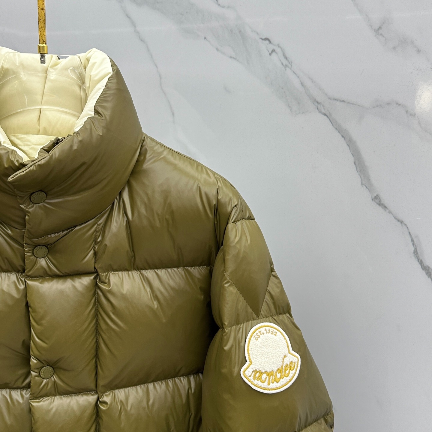 Moncler Tripiti Short Down Jacket Dark Green For Men