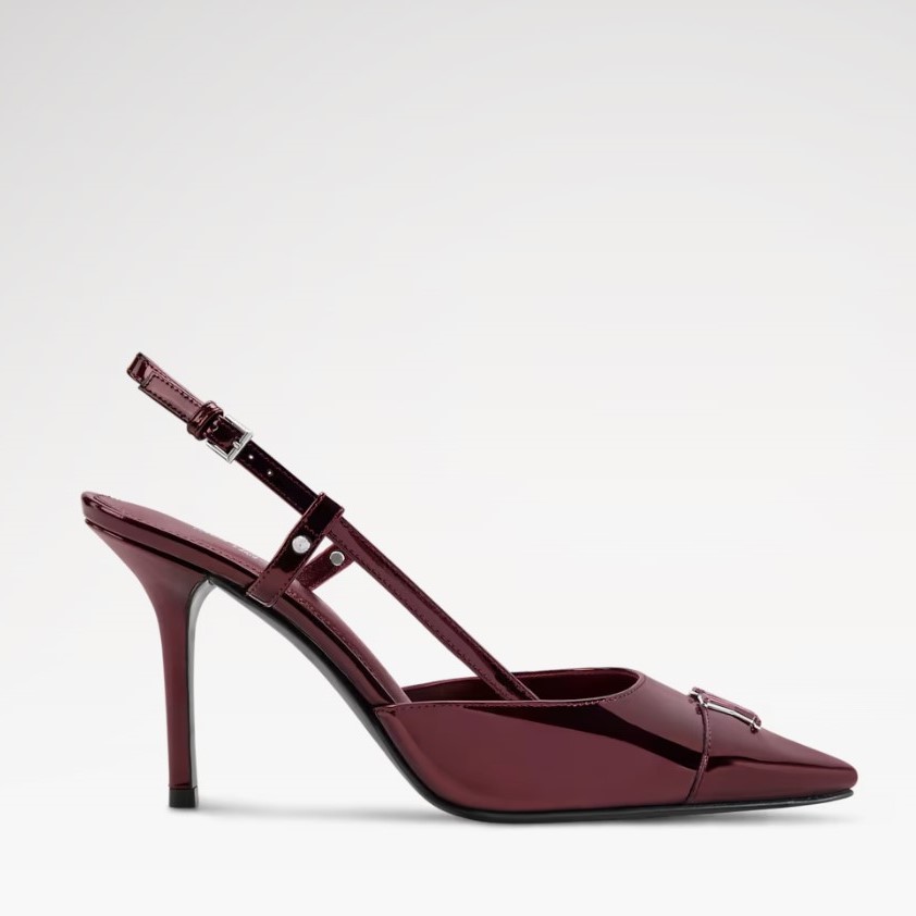 L0vis Vvtt0n City Slingback Pump Bordeaux Red For Women 1AITDP