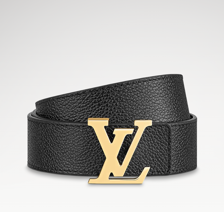 L0vis Vvtt0n LV Initiales 30mm Reversible Belt Black For Women M0565V