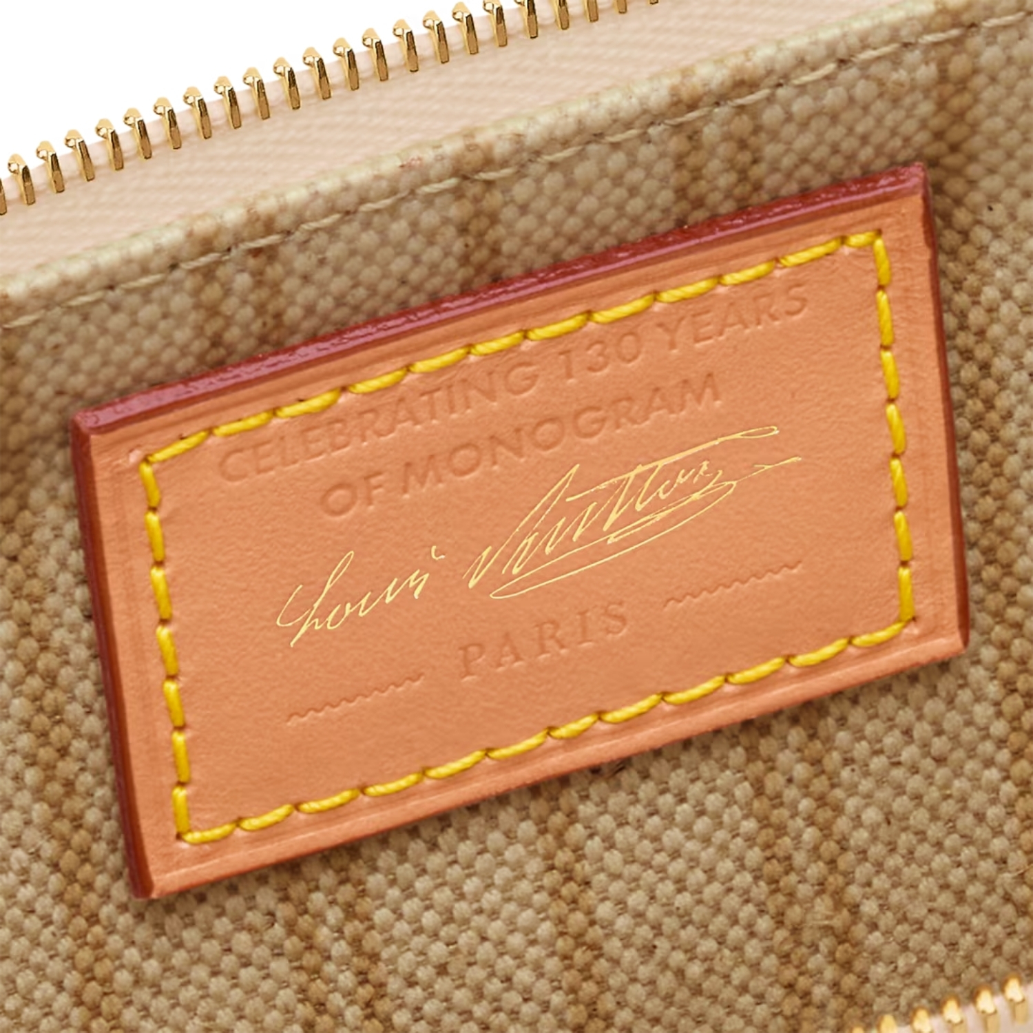 L0vis Vvtt0n Pochette Accessoires Linen For Women 23.5cm/9.3in – M28321