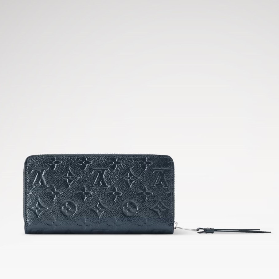 L0vis Vvtt0n Zippy Wallet Shimmery Ink For Women 7.7in/20cm M26529