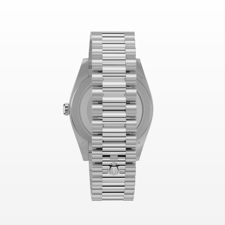 R01ex Day-Date 40 Watch Silver Toned Ice Blue Dial 40mm For Men 228396TBR-0019