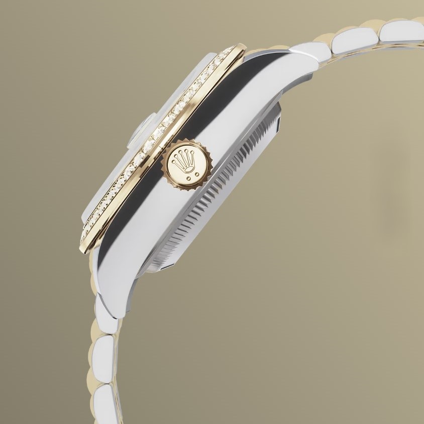 R01ex Lady-Datejust Watch Silver/Gold Toned Silver Dial 28mm For Women 279383RBR-0003