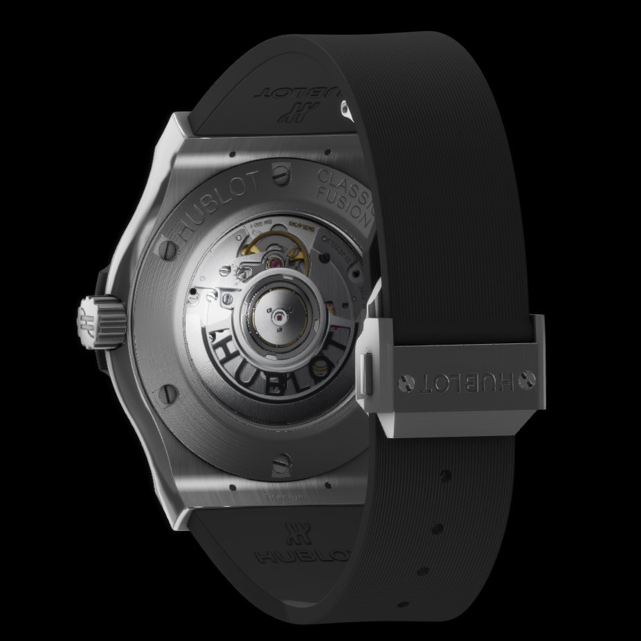 Hublot Classic Fusion Watch Racing Grey Strap Grey Dial 42mm For Men 542.NX.7071.RX