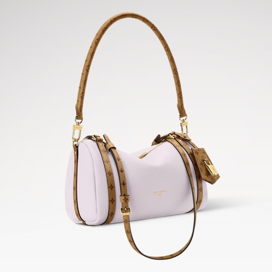 L0vis Vvtt0n Express PM Shoulder Bag 10.2in/ 26cm Lilas Gold Hardware For Women M27275