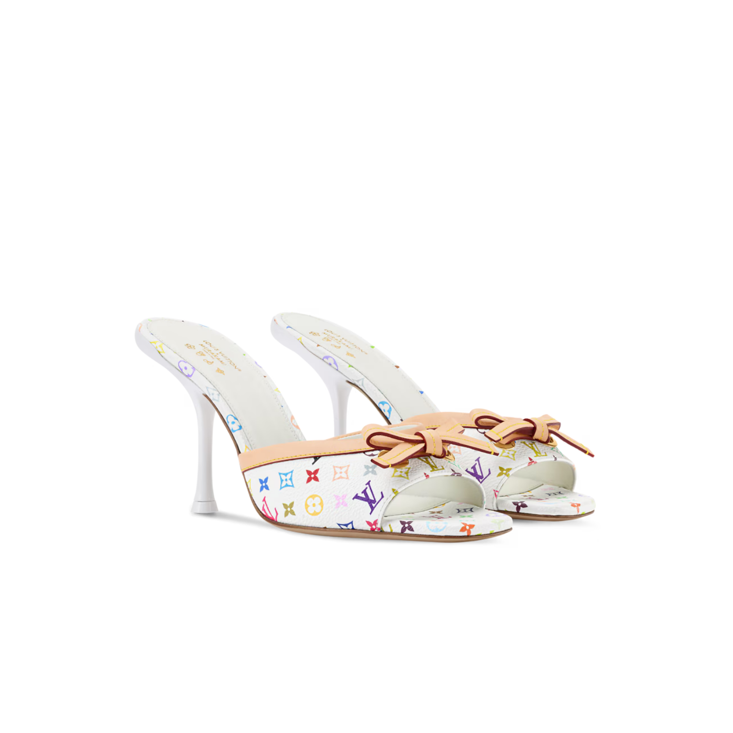 L0vis Vvtt0n LV x TM 6AM Mules White For Women 1AJSDD