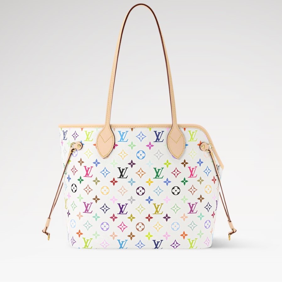 L0vis Vvtt0n LV x TM Neverwoof Tote Bag 12.2in/ 31cm Multicolored Gold Hardware For Women M27839