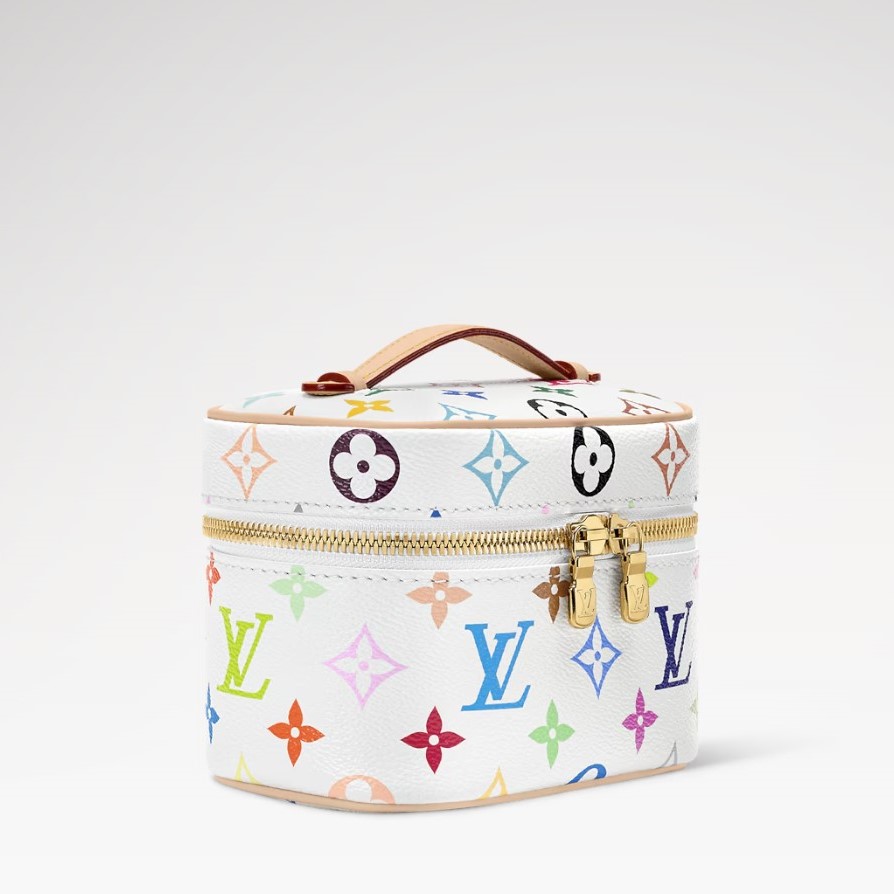 L0vis Vvtt0n LV x TM Nice Nano Handbag 5.5in/ 14cm Multicolored Gold Hardware For Women M27941