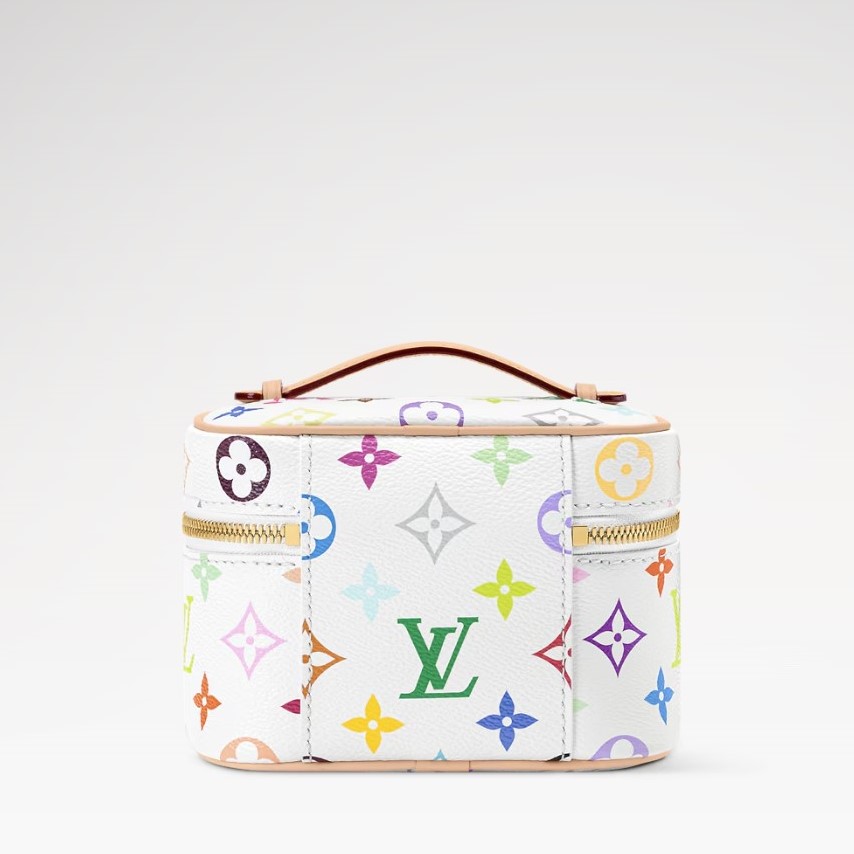 L0vis Vvtt0n LV x TM Nice Nano Handbag 5.5in/ 14cm Multicolored Gold Hardware For Women M27941