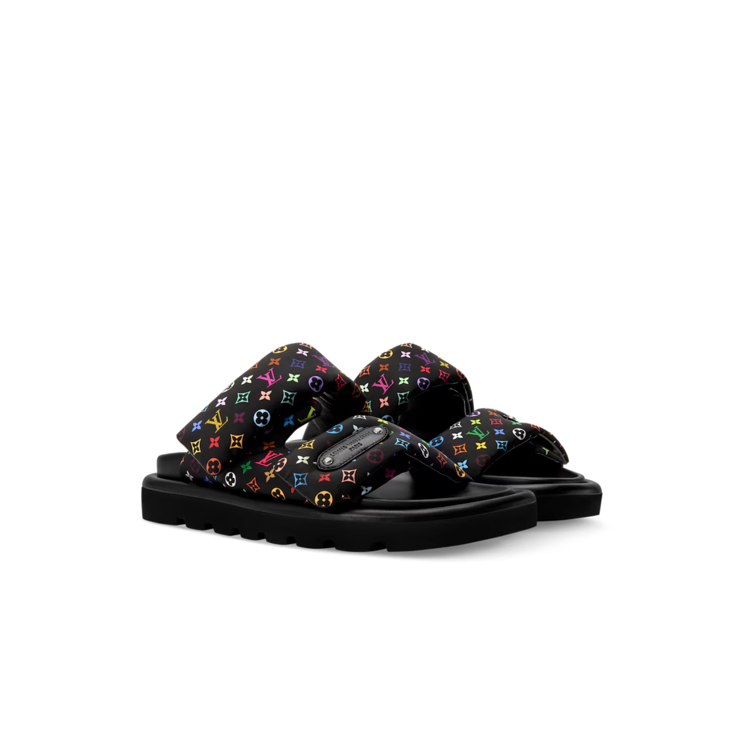 L0vis Vvtt0n LV x TM Pool Pillow Comfort Mules Black For Women 1AJLGU