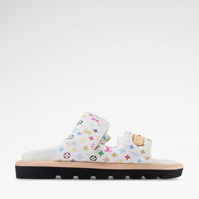 L0vis Vvtt0n LV x TM Pool Pillow Comfort Mules White For Women 1AJNEW