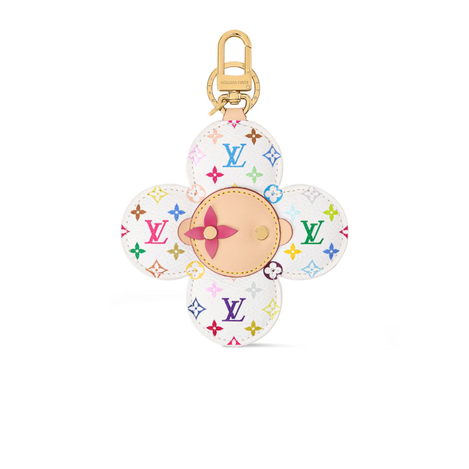 L0vis Vvtt0n LV x TM Vivienne Head Bag Charm Multicolored Gold Hardware For Women M03728