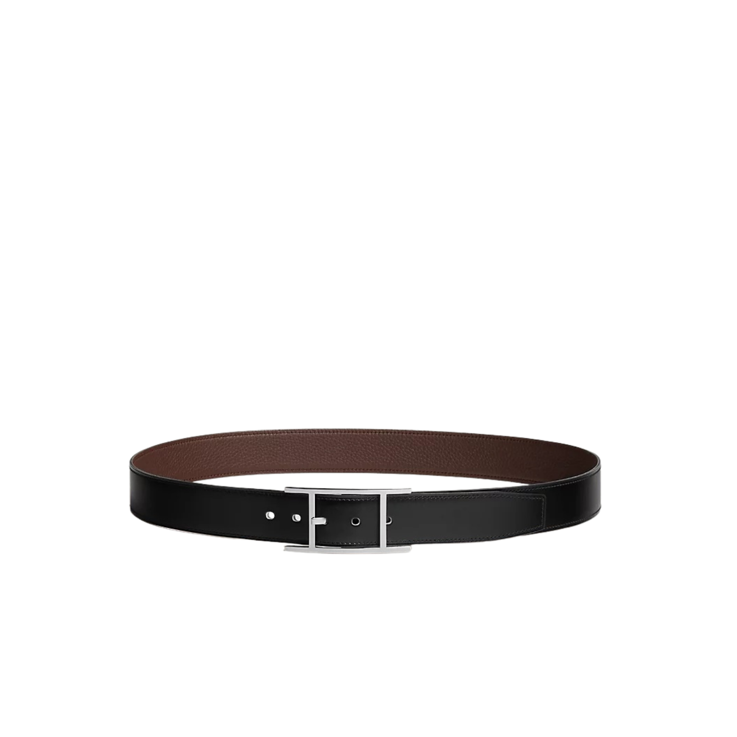 H**me5 Quentin 32mm Reversible Belt Noir/ Chocolat For Men H054550CKAB075