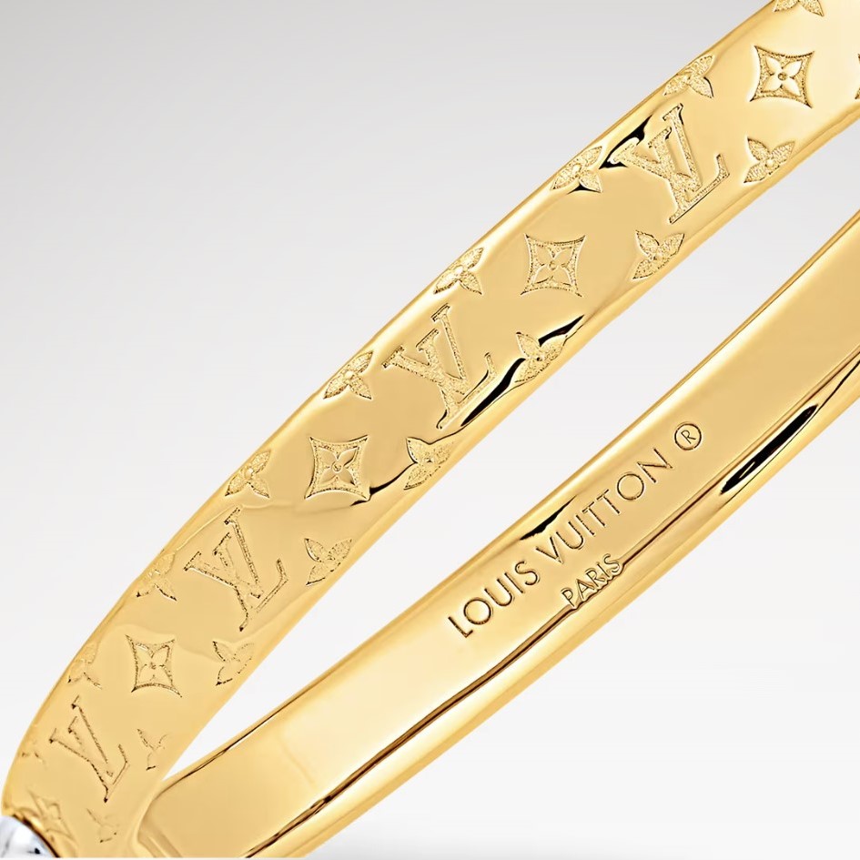 L0vis Vvtt0n Nanogram Bracelet Gold Hardware For Women M1029M