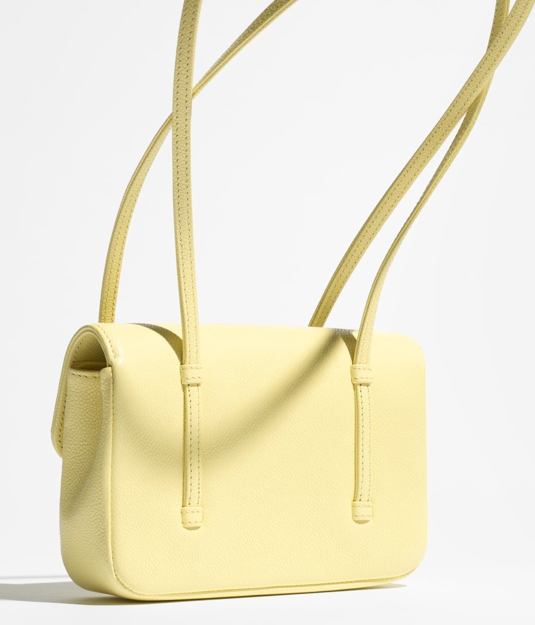 Ch**el Clutch With Leather Strap Shoulder Bag 6.7in/ 17cm Light Yellow Gold Hardware For Women AP5068-B23204-NAAUK