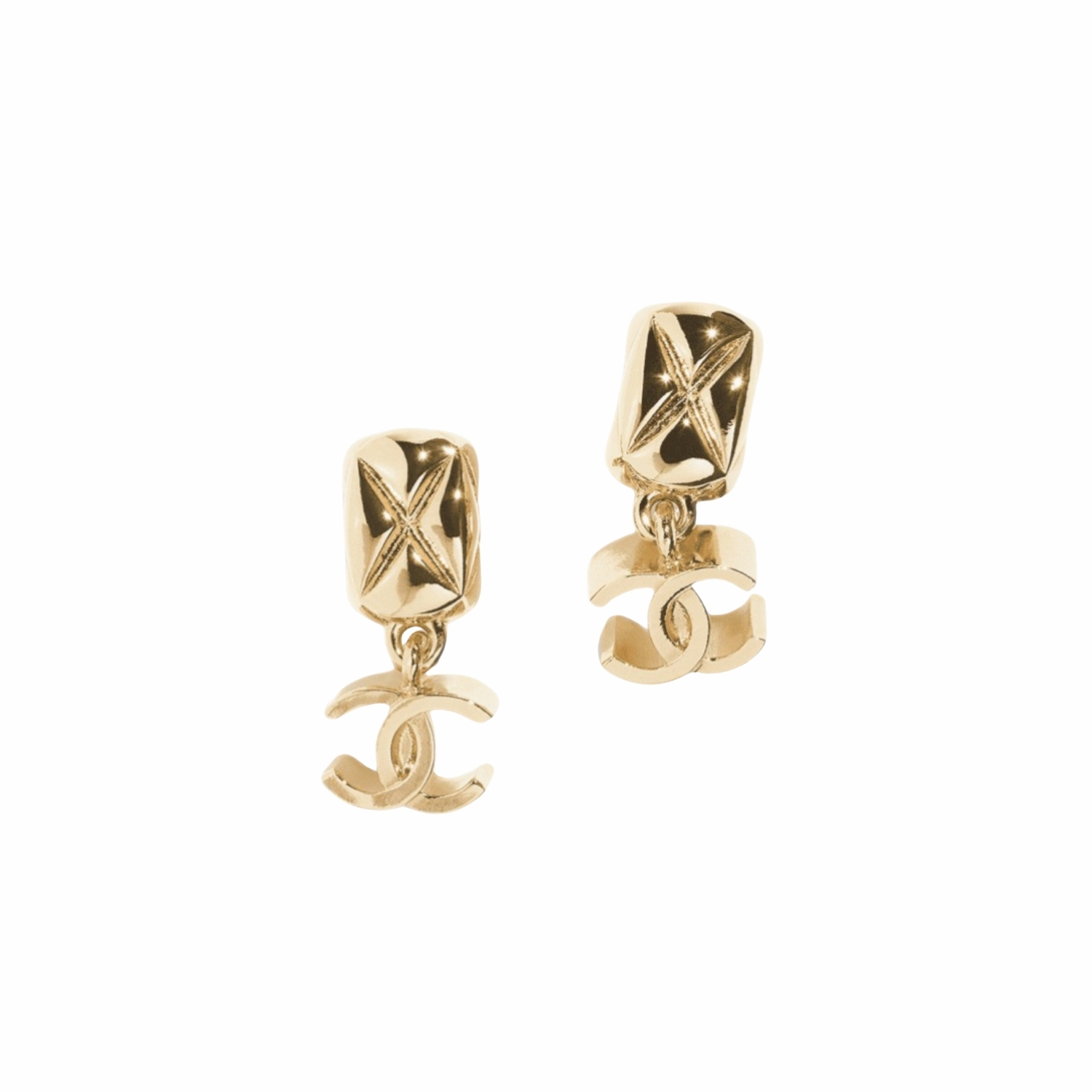 Ch**el Pendant Earrings Gold Hardware For Women ABH254-B23662-U8016