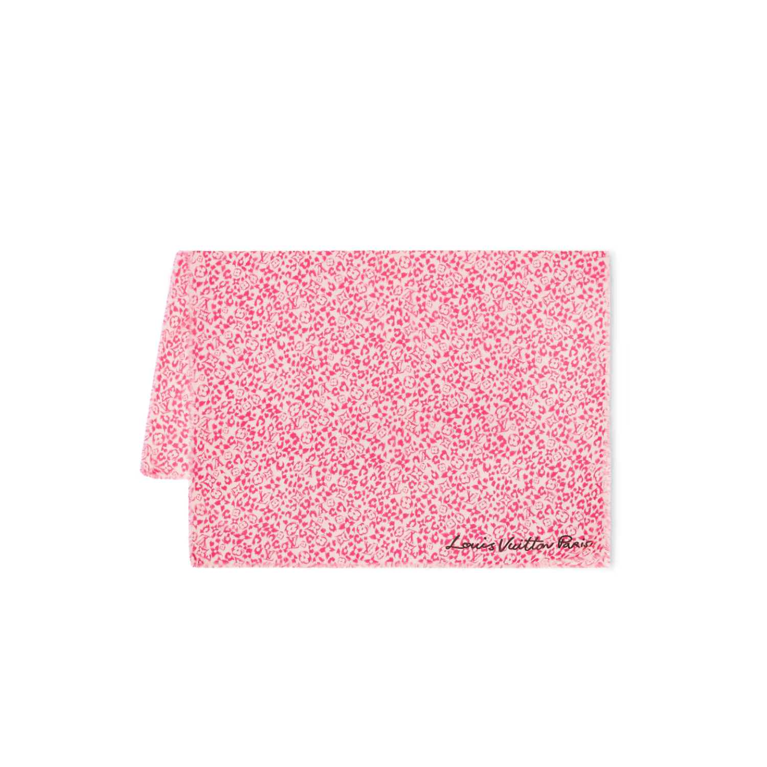 L0vis Vvtt0n LV Safari Stole For Women 72.8in/ 185cm Fuchsia M98154