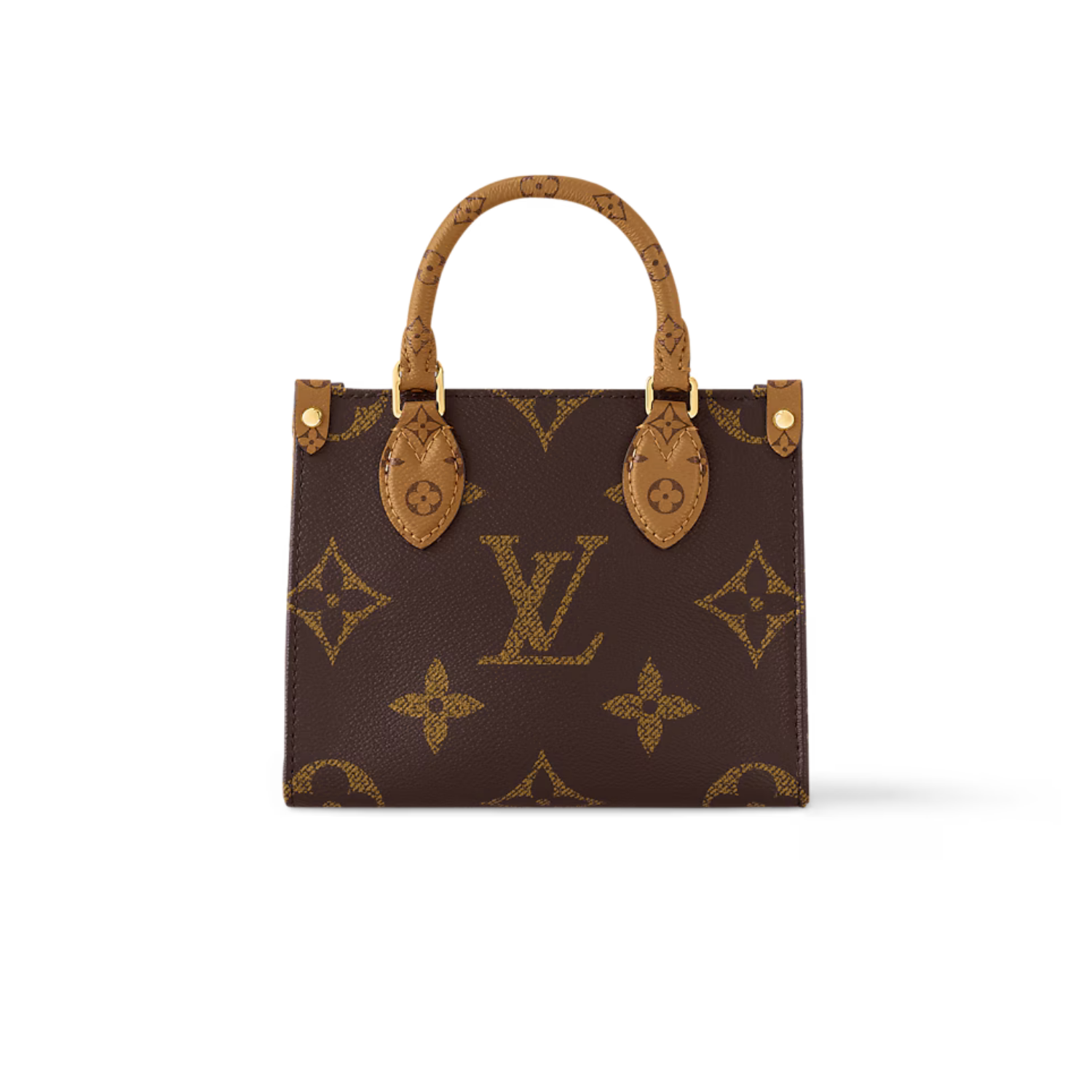 L0vis Vvtt0n OnTheGo BB Tote Bag 7.1in/ 18cm Monogram Reverse Gold Hardware For Women M46839