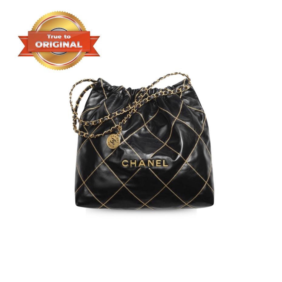 [True-to-ORIGINAL] Ch**el 22 Black Bag For Women AS3261 B13797 94305- 16.4 Inches / 42 Cm