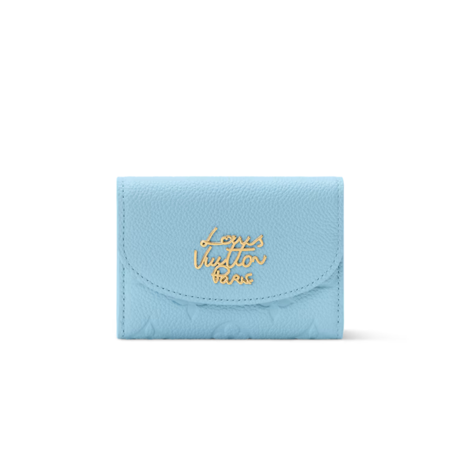 L0vis Vvtt0n Rosalie Coin Purse Grape Blue For Women 4.3in/11cm M27480