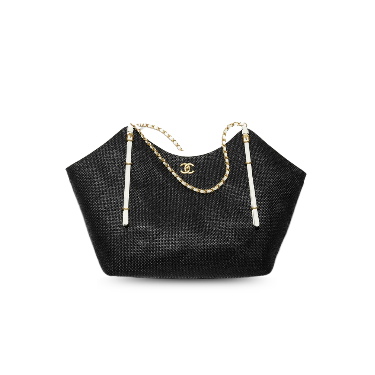 Ch**el Shopping Maxi Tote Bag 23.2in/ 59cm Black Gold Hardware For Women AS5463-B22594-U5559