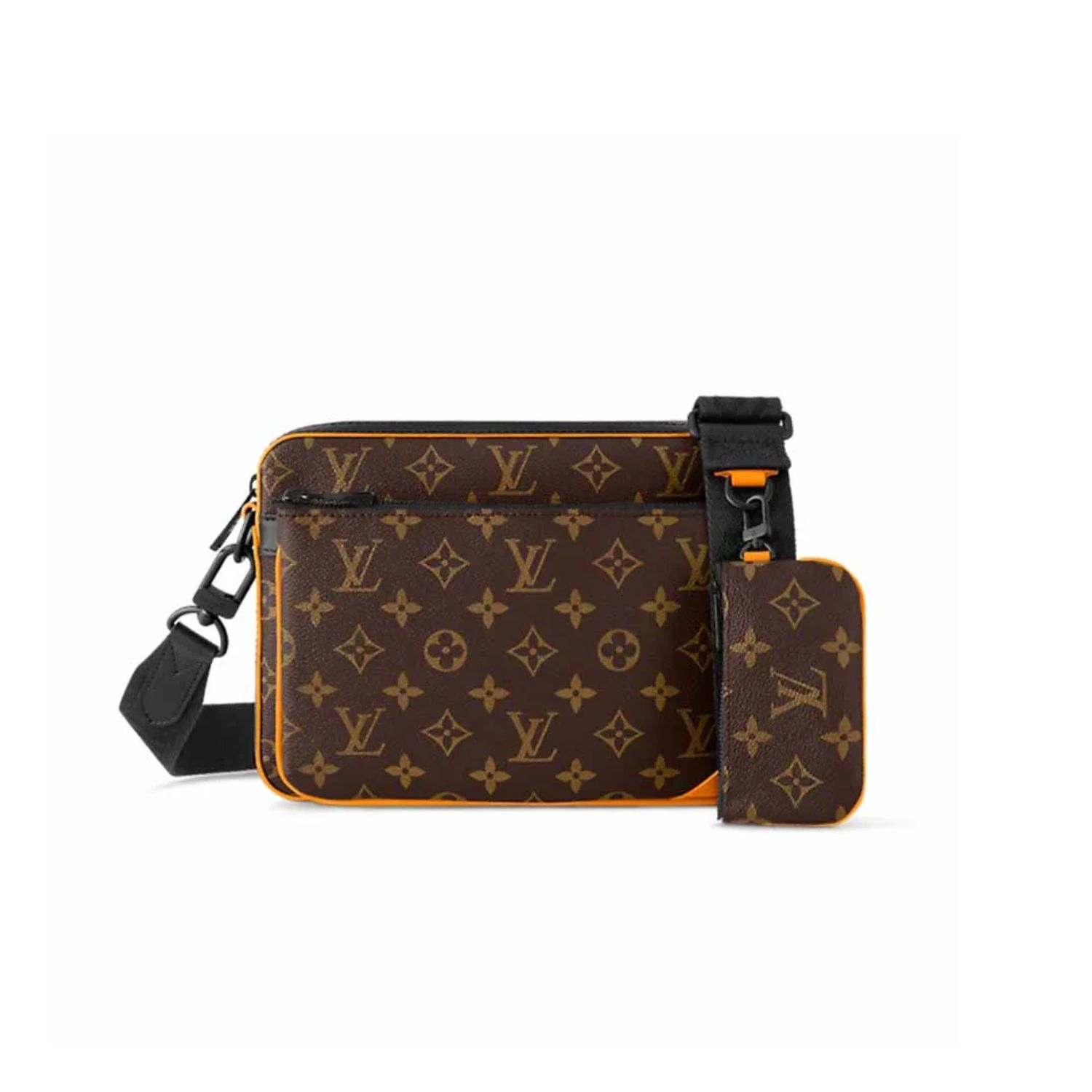 L0vis Vvtt0n Trio Messenger Bag Brown For Men 25cm/ 9.8 in M46694