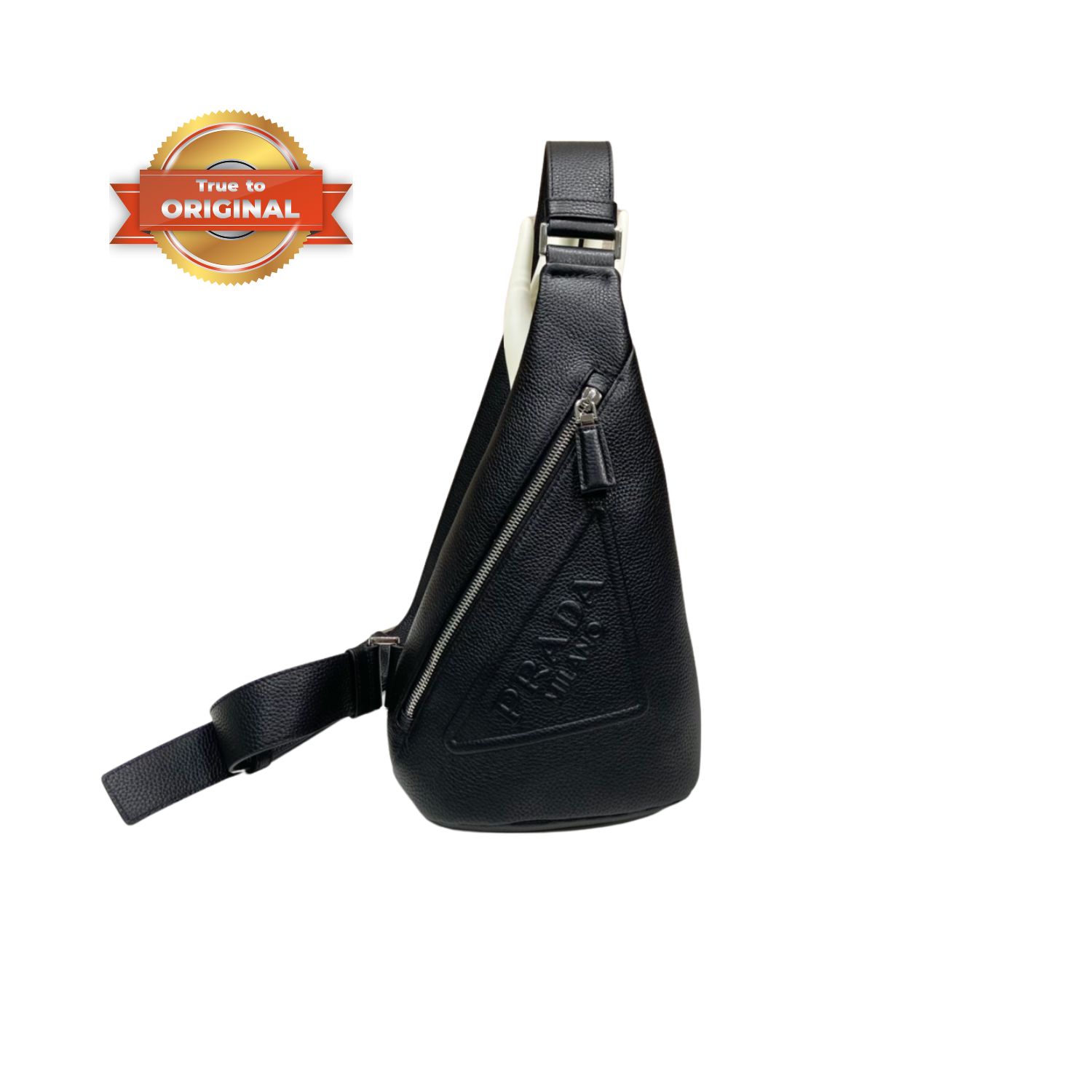 [True-to-ORIGINAL] Pra*a Cross Bag Black For Women, Women’s Bags 12.6in/32cm 2VZ098_2BBE_F0002_V_OLO