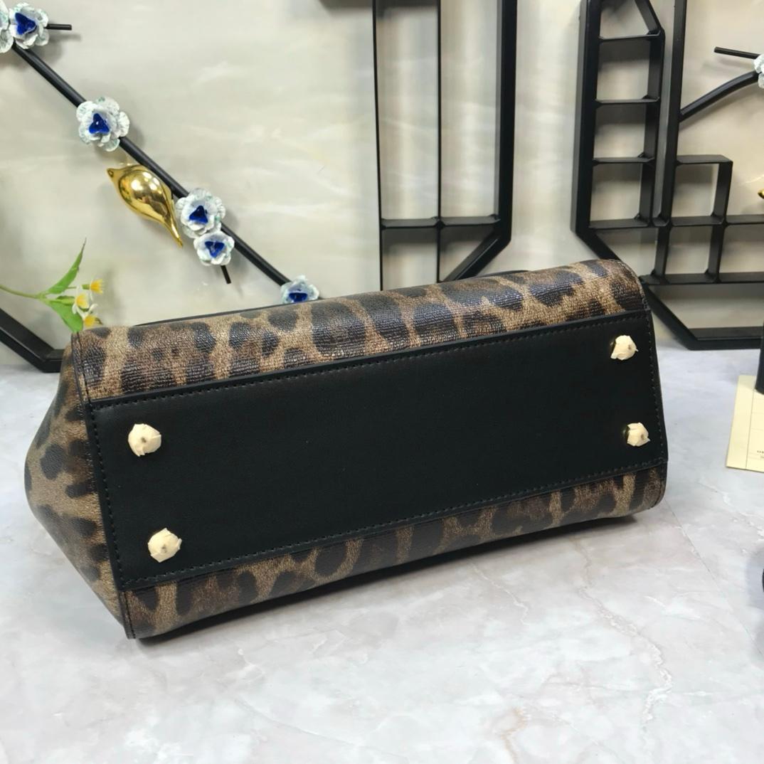 Dolce & Gabbana Sicily Bag In Leopard-Print Pony Hair Multicolour For Women 10.2in/26cm DG