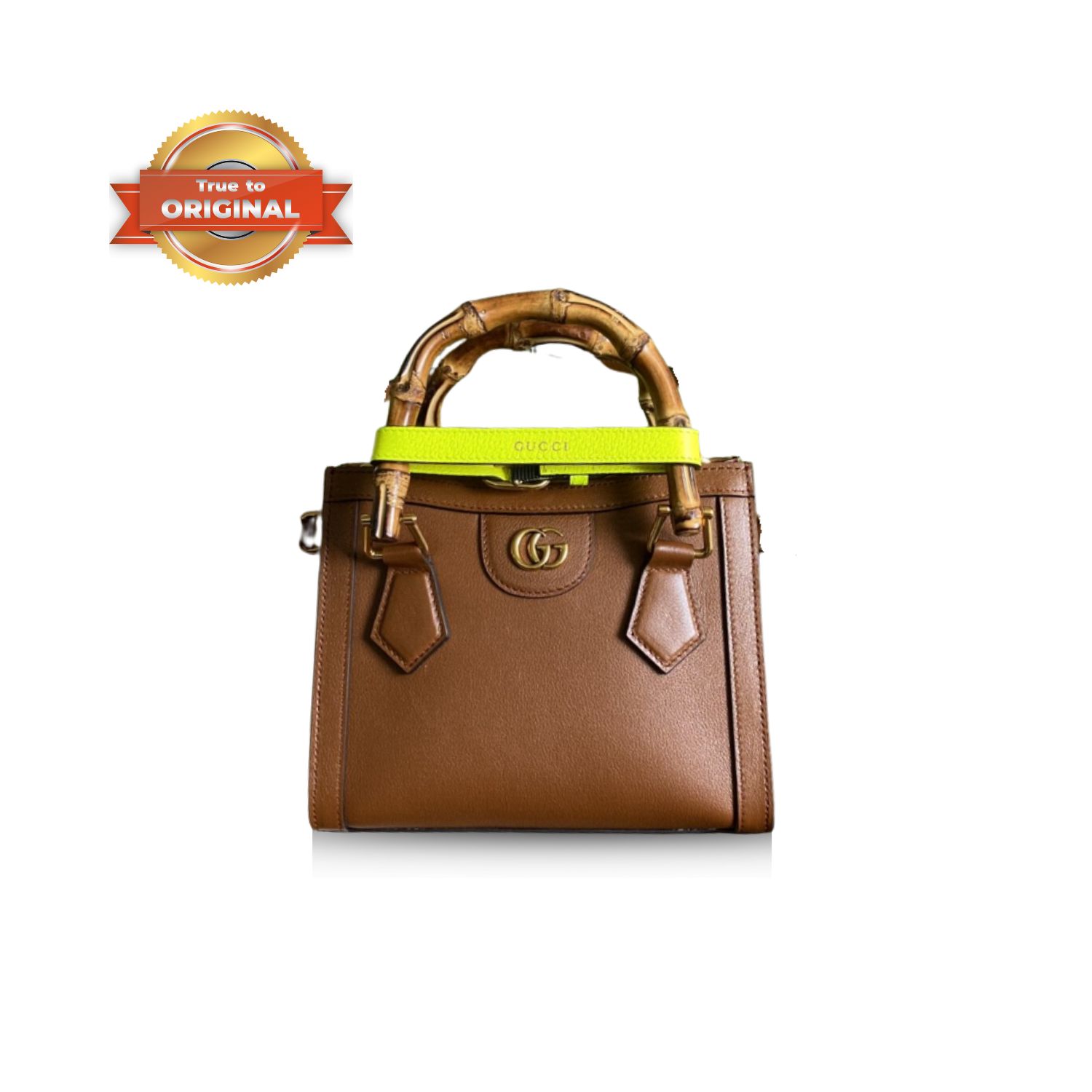 [True-to-ORIGINAL] Gvc*1 Diana Mini Tote Bag Brown For Women 8in/20cm GG 655661-17QDT-2582