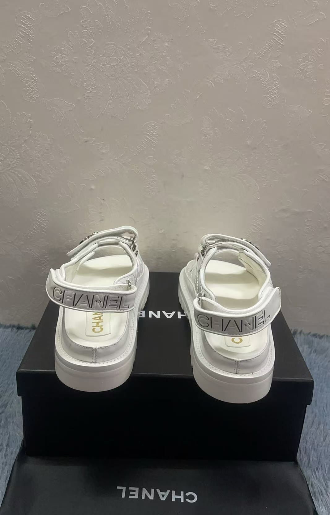 Ch**el Sandals White For Women
