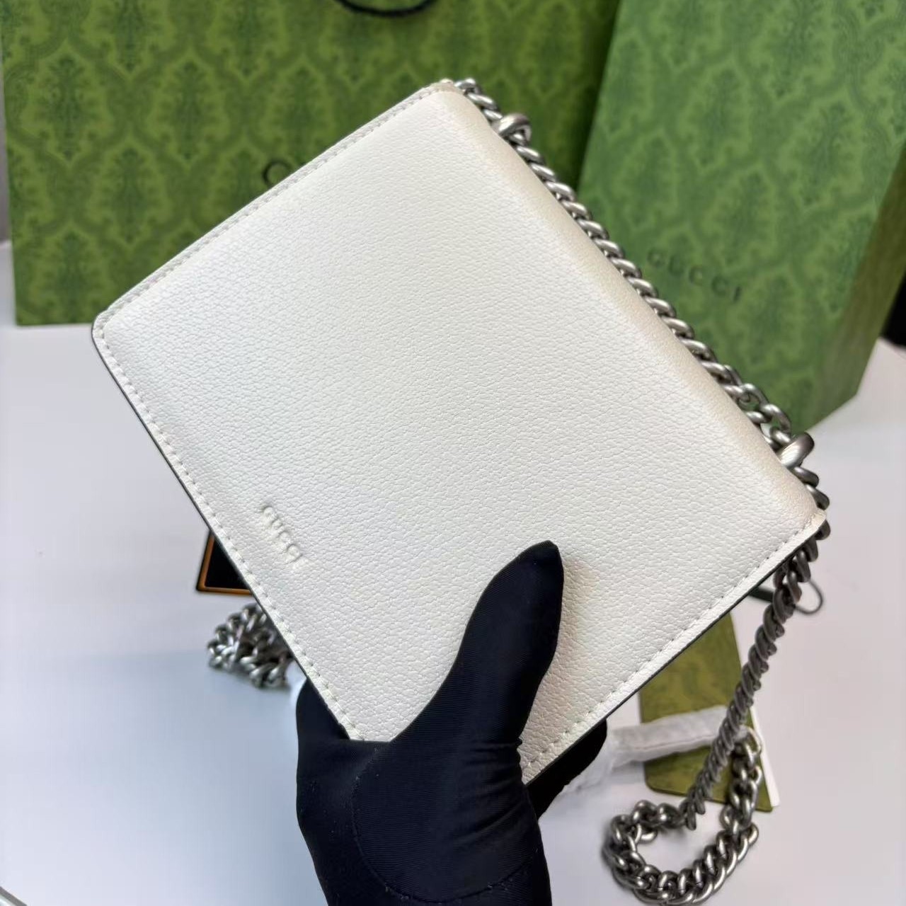 Gvc*1 Dionysus Mini Bag White For Women 7.5in/20cm GG 421970 0K7JN 9680