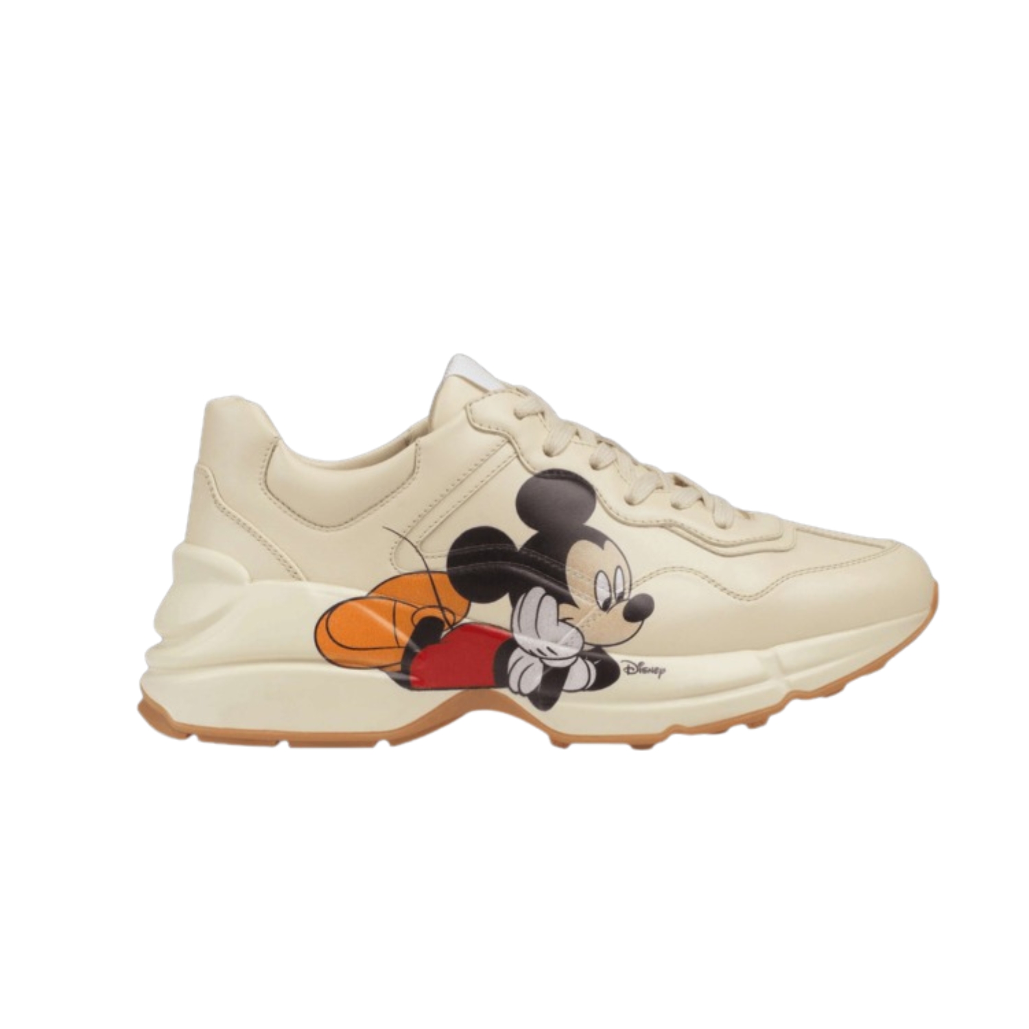 Gvc*1 x Disney Men’s Rhyton Sneaker With Mickey Mouse Beige For Men 602049 DRW00 9522