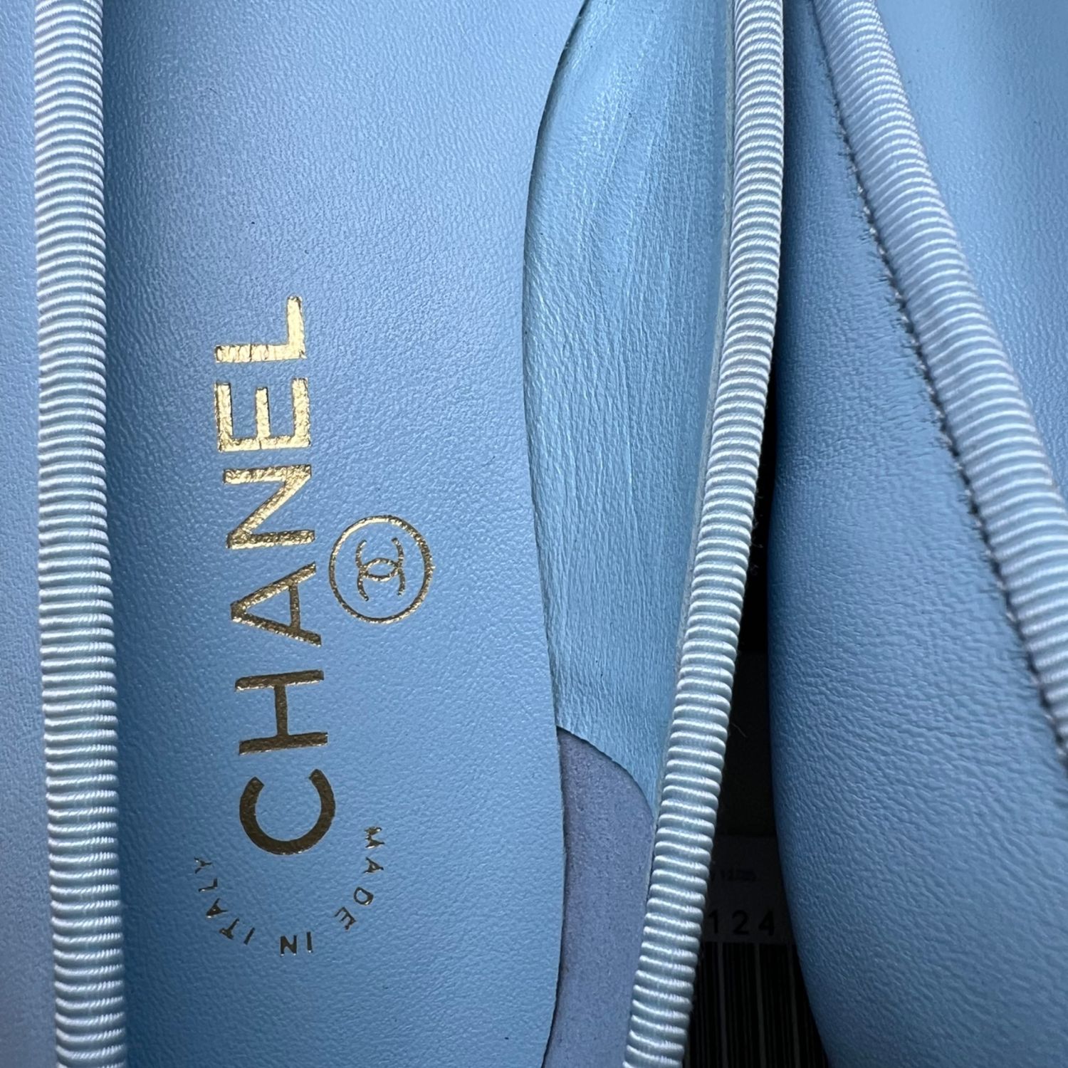 Ch**el Ballet Flats Blue For Women