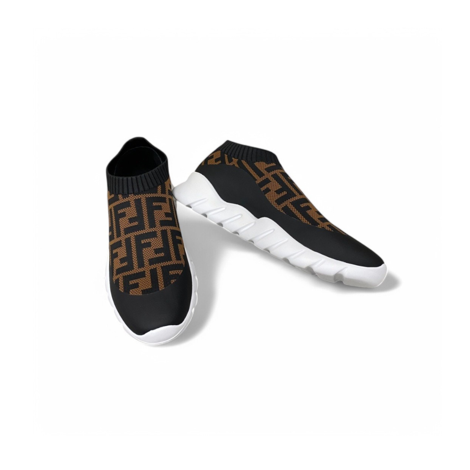 F**di FD Slip-On Sneakers Brown For Men 7E1254A7MNF17ML