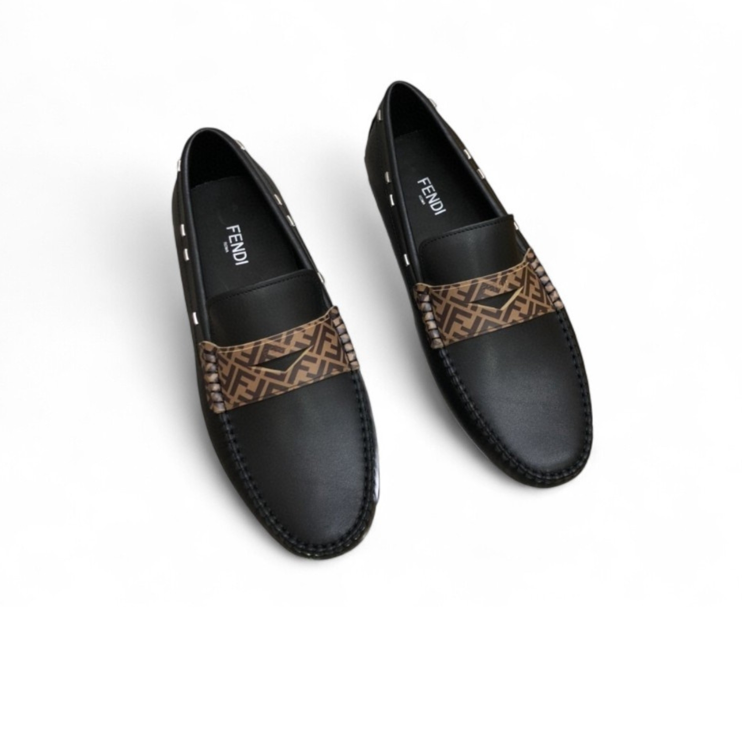 F**di Force Black Loafers For Men 7D1473