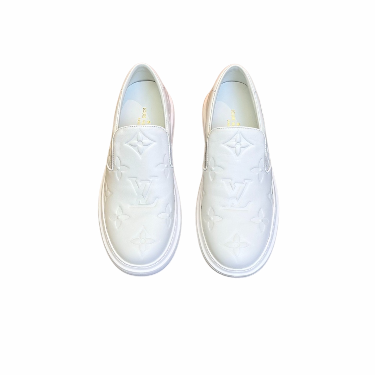 L0vis Vvtt0n Beverly Hills Slip On White For Men 1AA7NQ