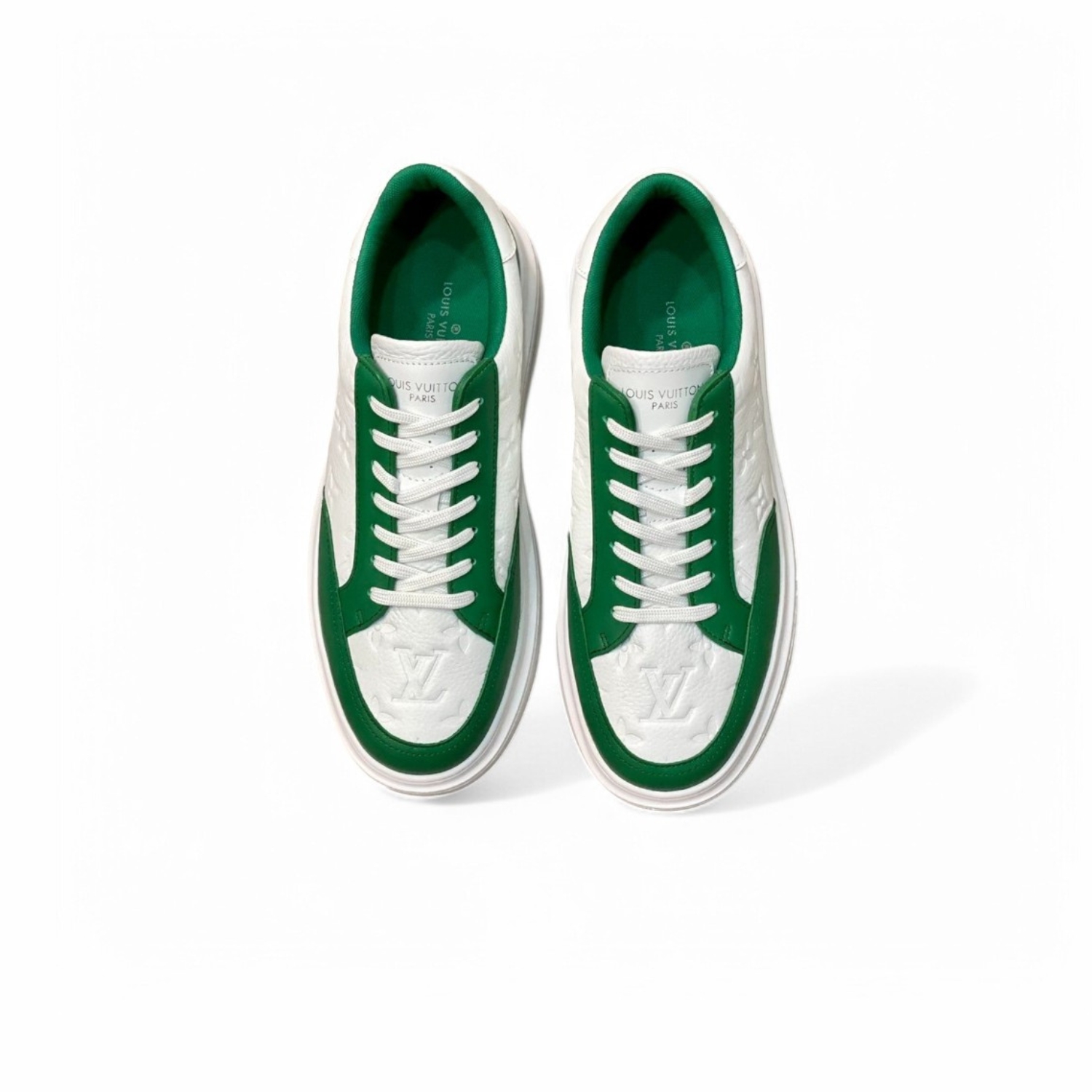 L0vis Vuittion Beverly Hills Sneaker Green For Men LV