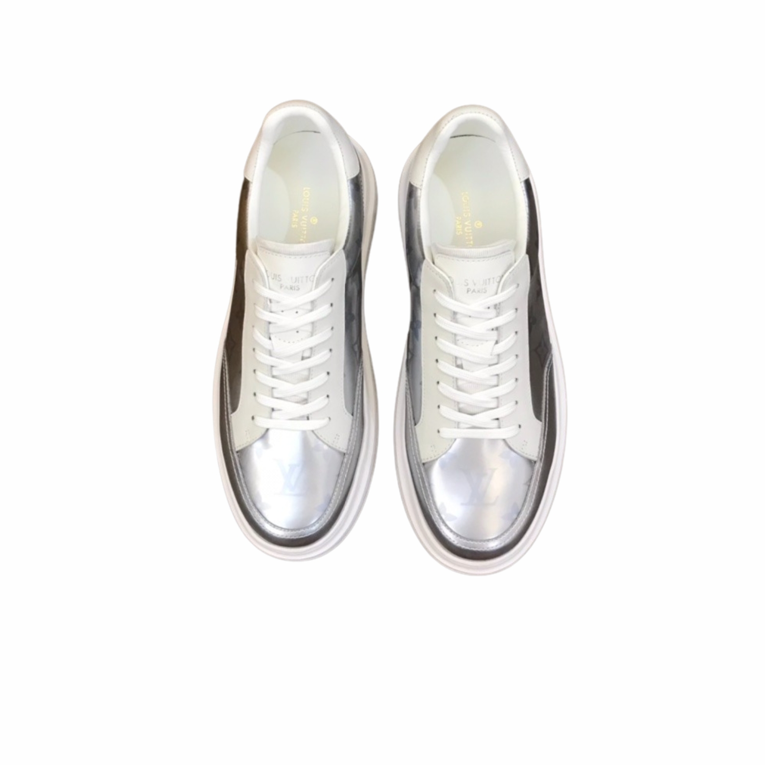 L0vis Vuittion Beverly Hills Sneaker Sliver For Men LV