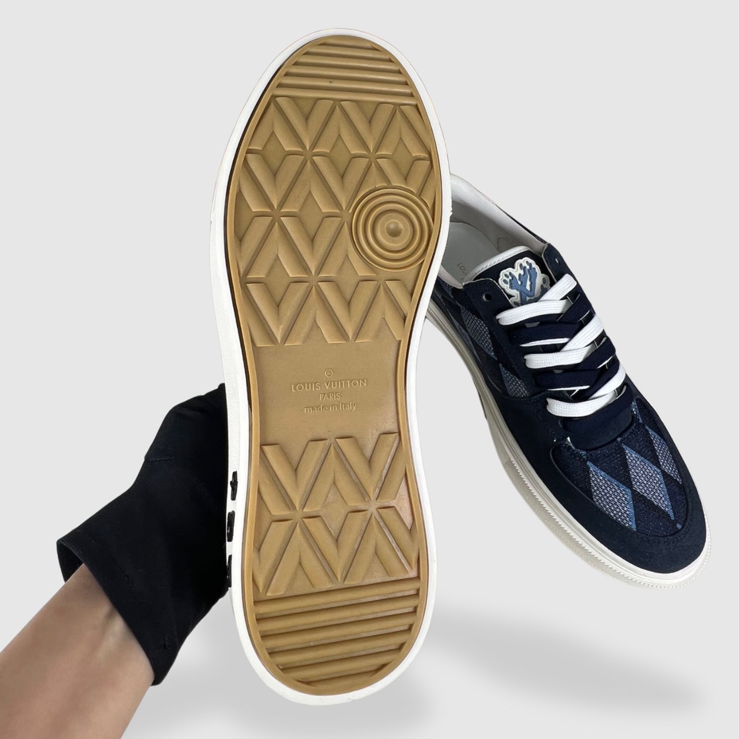 L0vis Vvtt0n LV Ollie Richelieu Trainers Blue For Men LV 1AAHRJ