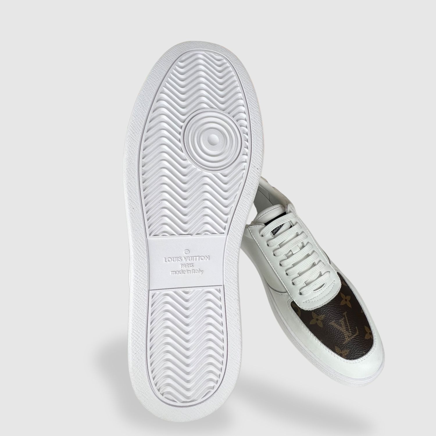 L0vis Vvtt0n Rivoli Sneaker Brown And White For Men LV