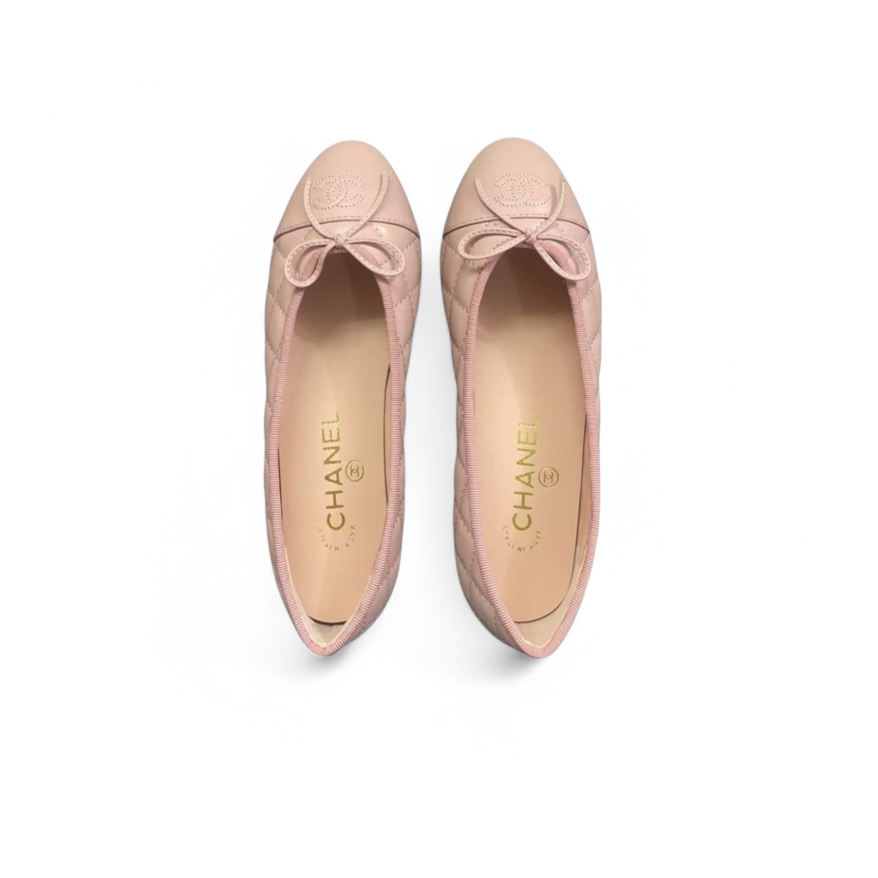 Ch**el Ballet Flats Light Pink For Women