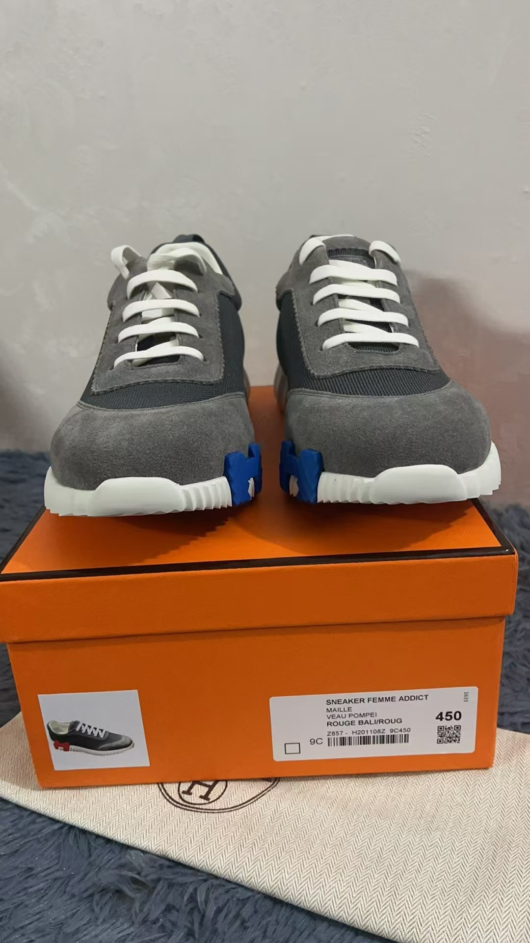 H**me5 Bouncing Sneaker Grey For Men H202934ZHM5420