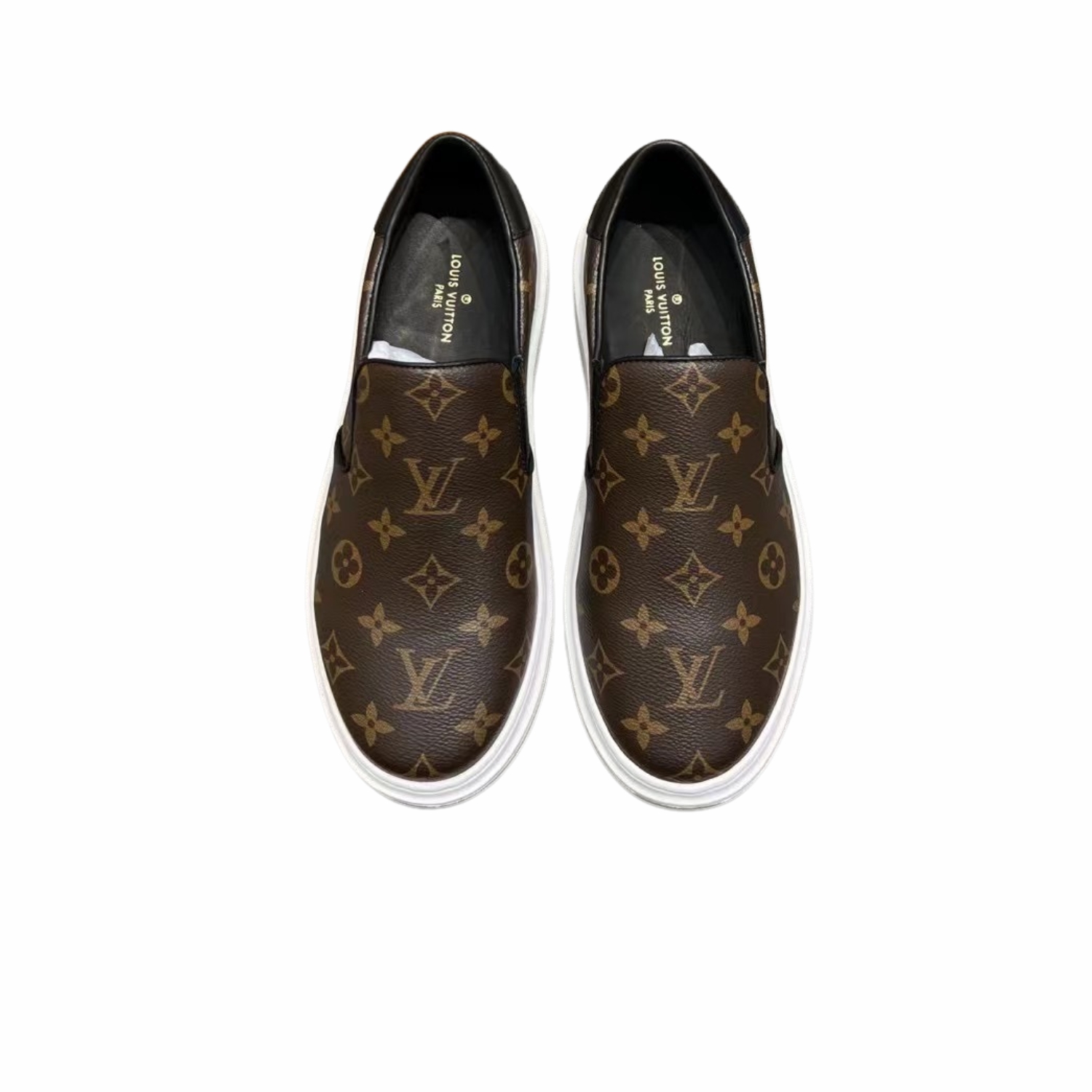 L0vis Vvtt0n Beverly Hills Slip On Brown For Men