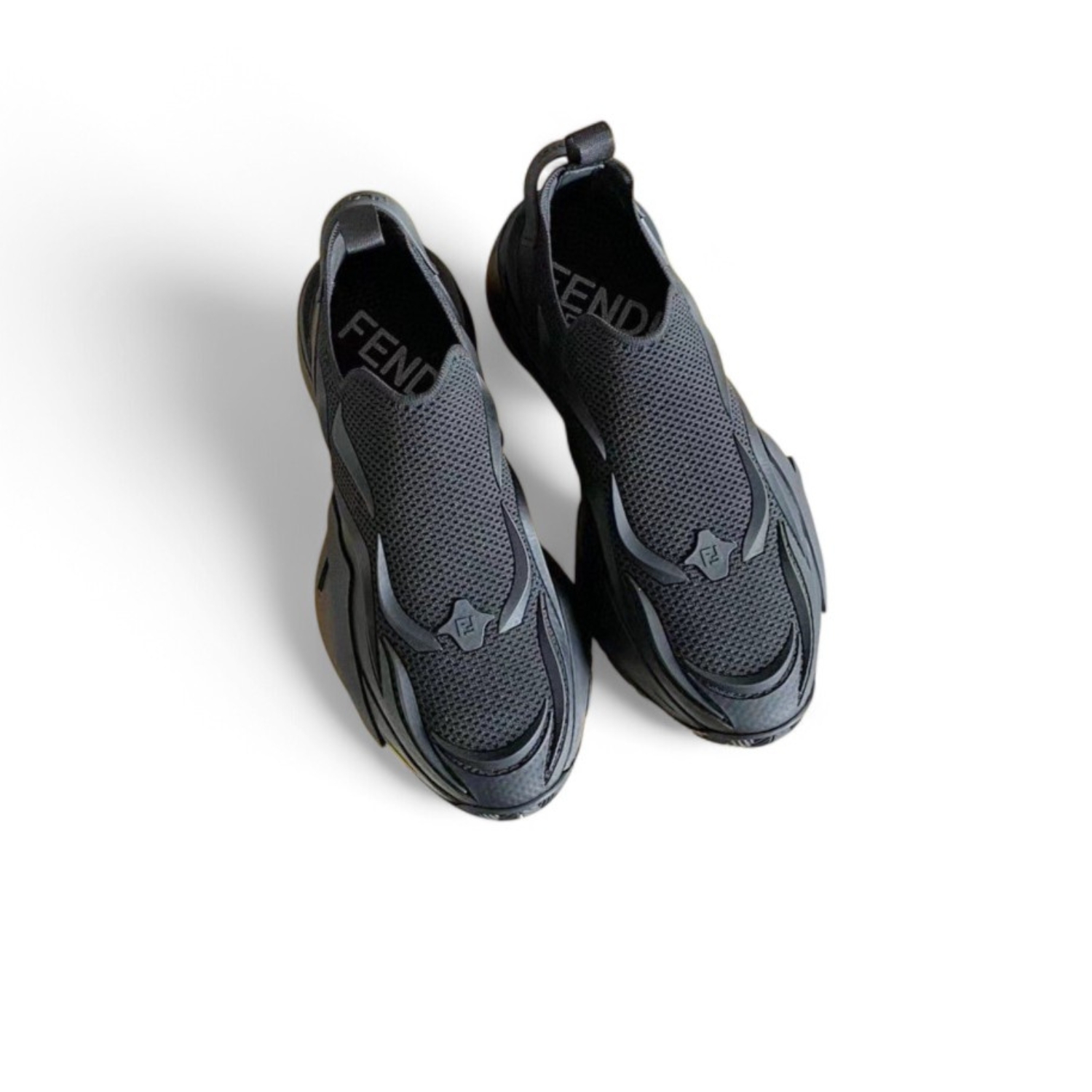 F**di Flow Black Sneakers For Men 7E1504AHI8F0ABB