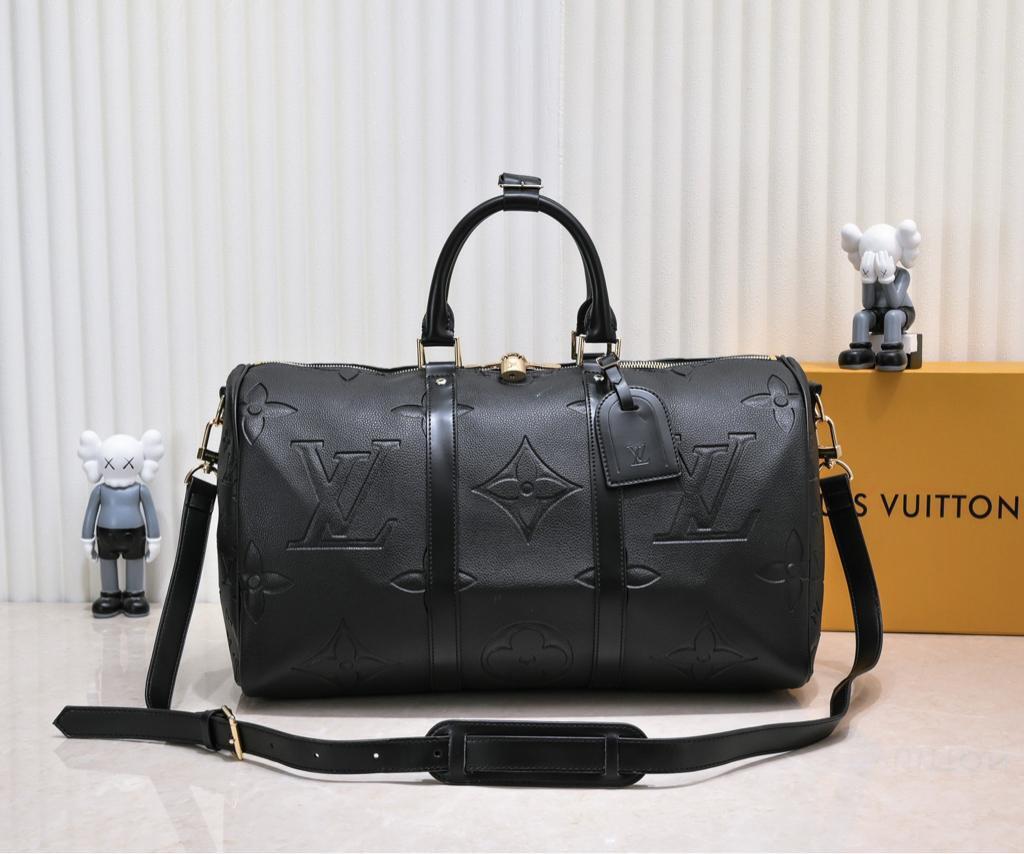 L0vis Vvtt0n Keepall Bandoulière 45 Bag Black 17,7in/45cm M45532