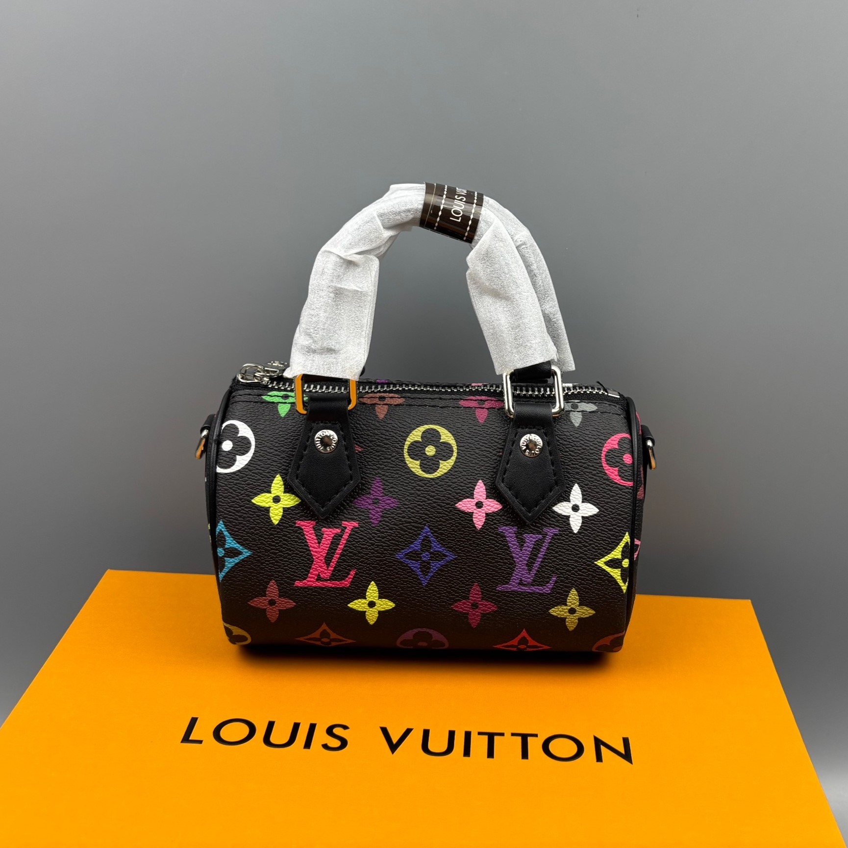 L0vis Vvtt0n LV x TM Nano Speedy Bag Multicolore Noir For Women 6.3in/16cm M13406