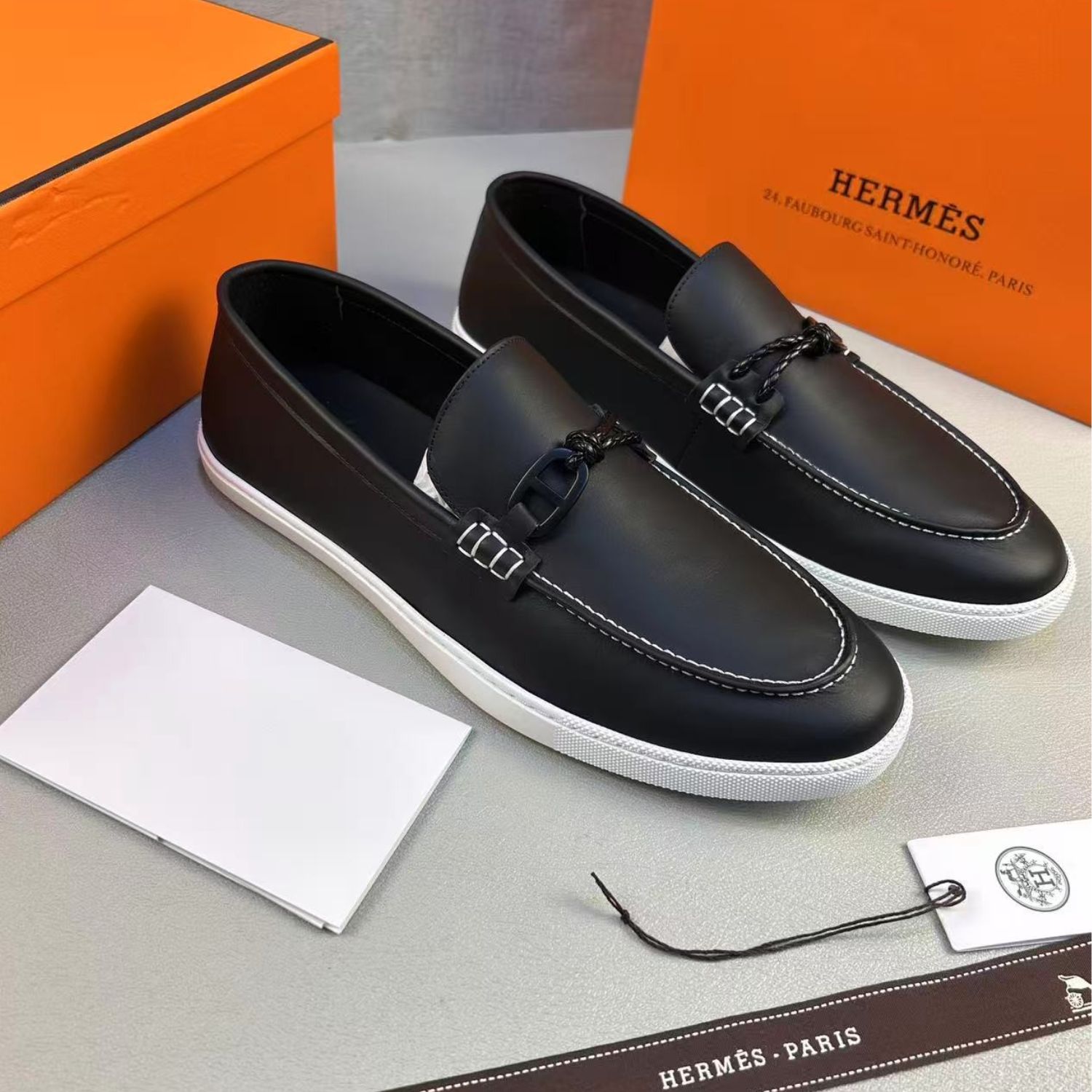 H**me5 Ignacio Loafer Noir For Men – H251891ZA01390